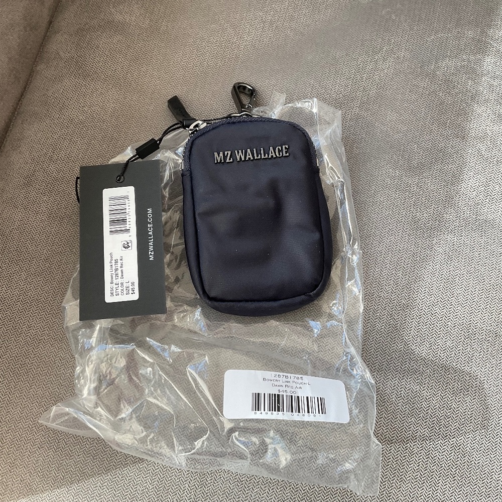 NWT. MZ Wallace Dawn Bowery large link pouch